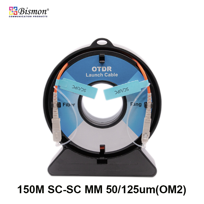 Mini-Optical-Fiber-optic-OTDR-Launch-Multi-mode-50-125um-OM2-length-150M-SC-SC